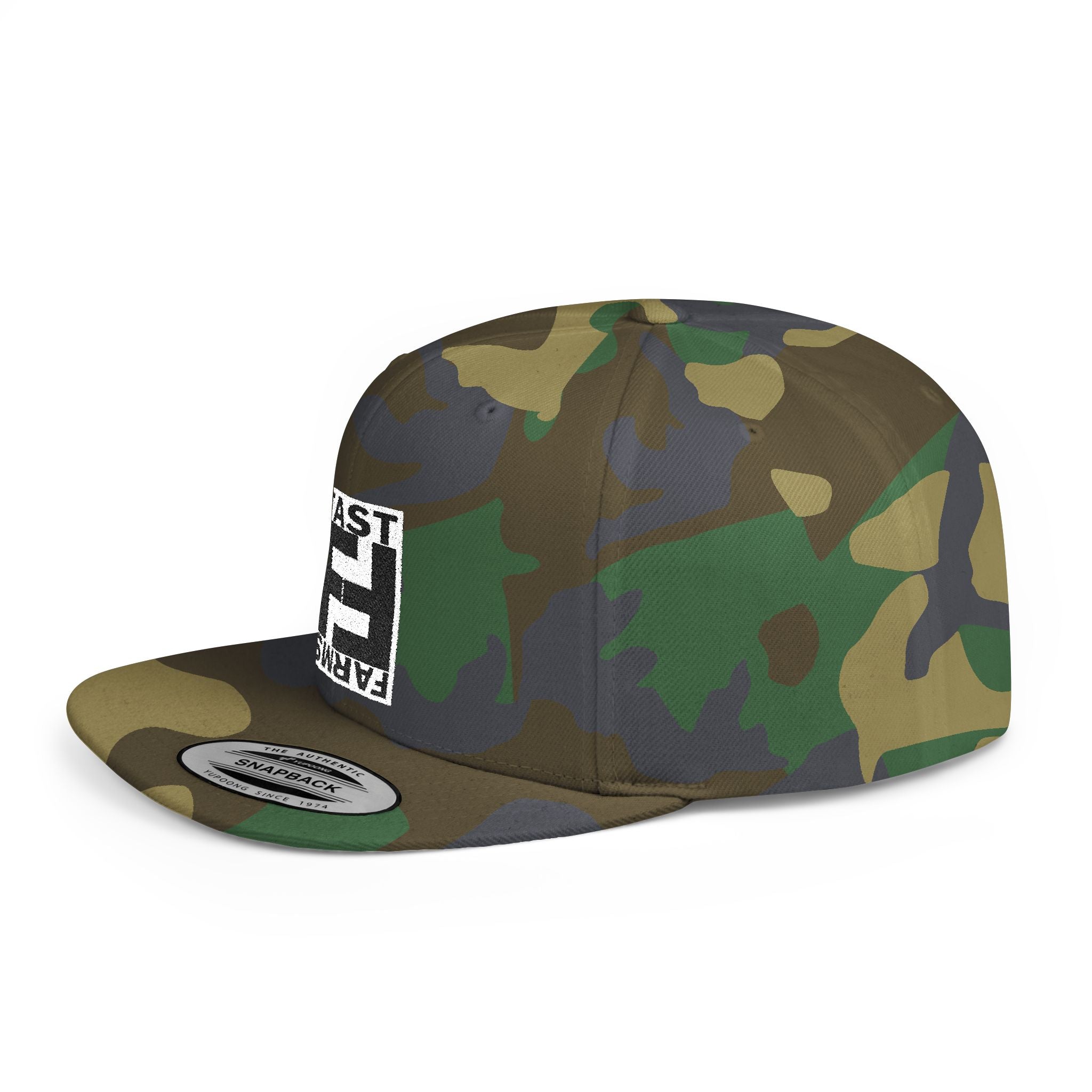 Fast Farms Flat Bill Snapback Cap